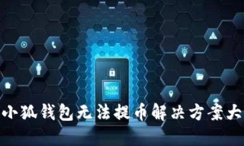 : 小狐錢(qián)包無(wú)法提幣解決方案大全