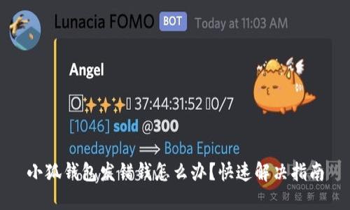 小狐錢包發(fā)錯(cuò)錢怎么辦？快速解決指南