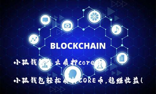 小狐錢包怎么質(zhì)押core幣

小狐錢包輕松質(zhì)押CORE幣，穩(wěn)賺收益！