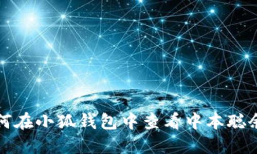 如何在小狐錢包中查看中本聰余額